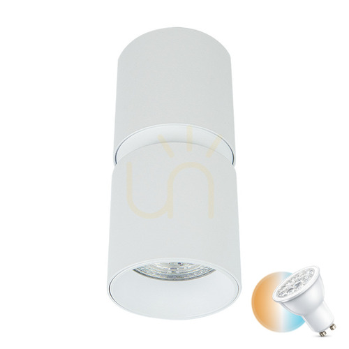 Jelölje be Zambelis S159 homokfehér alumínium mennyezeti spotlámpa GU10 40 W 6 cm