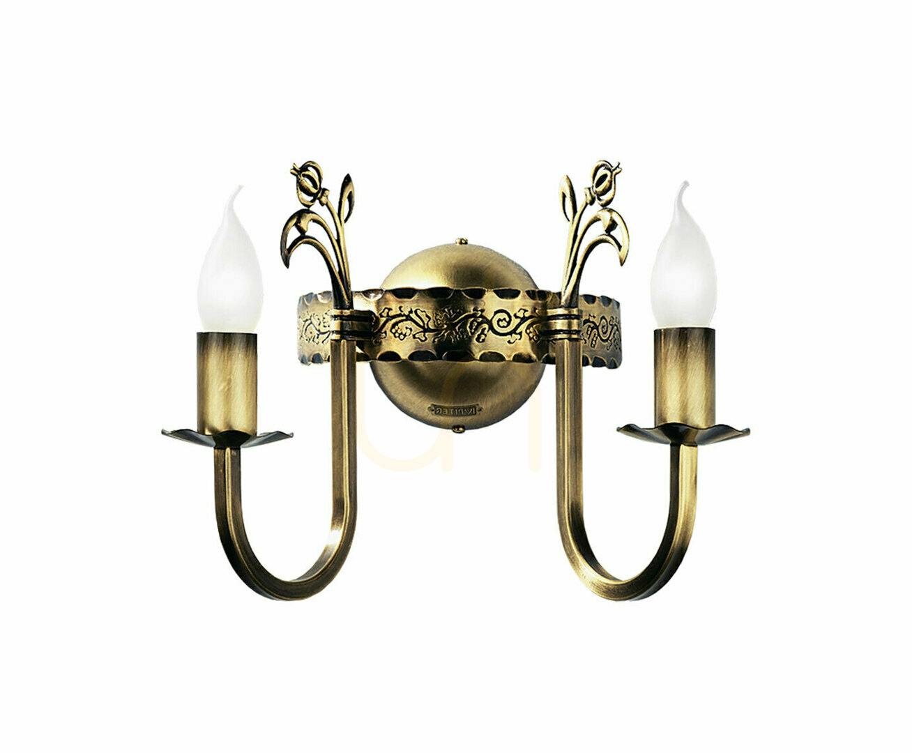 Jelölje be Fali lámpa KORONA Brass 2xE14/11W Fali lámpa KORONA Brass 2xE14/11W