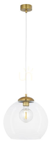 Jelölje be ASTI 1784 függőlámpa patinázott sárgaréz üveggömb 29 cm 1xE27 max 15W JUPITER