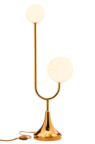 Jelölje be Jupiter 1944 SELEN asztali lámpa 2xG9 arany, 73 cm
