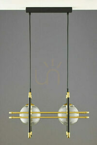 Jupiter FIORI arany/fekete függőlámpa, 2×G9, 14 W, 51 cm, 2029 small 4