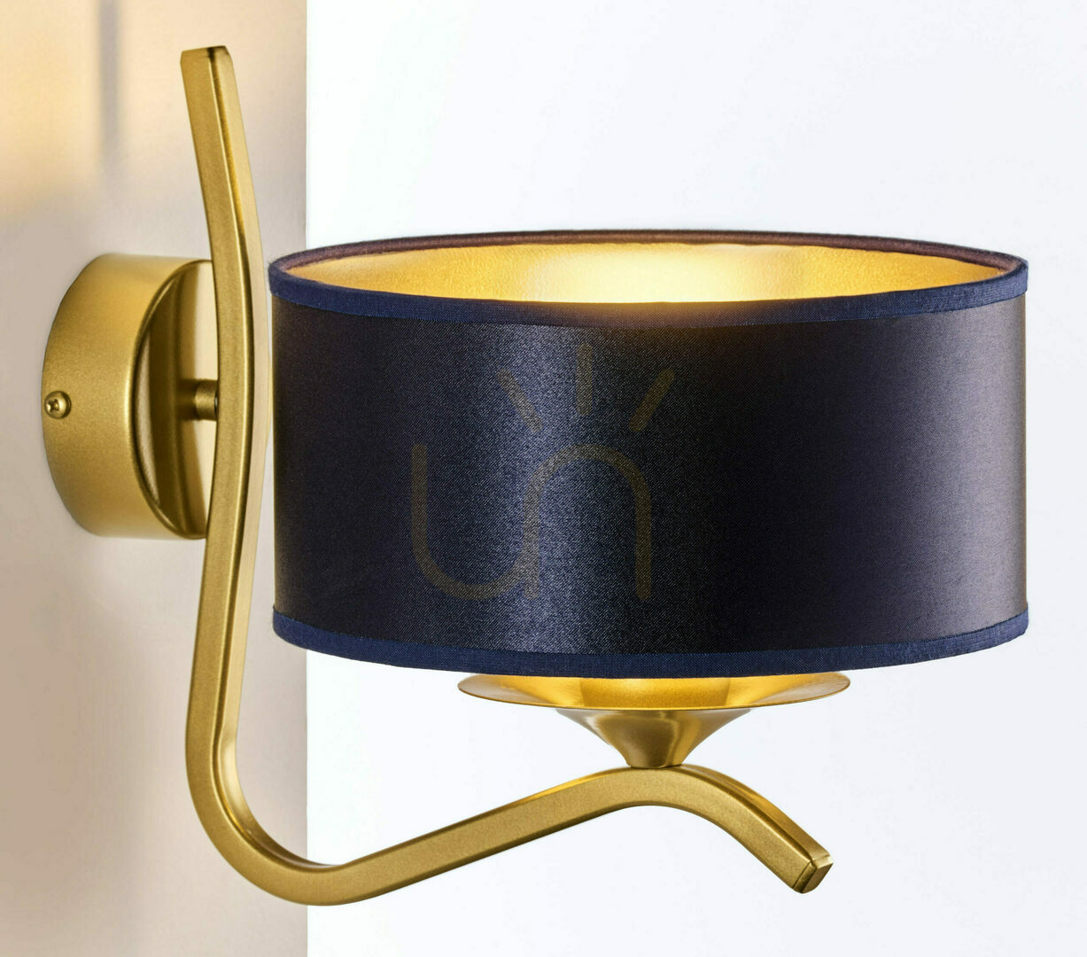Előnézet Fali lámpa KASZMIR Gold 1xE27/15W Fali lámpa KASZMIR Gold 1xE27/15W