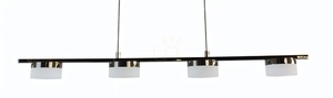Aviano CASSIS 4 fényforrásos függeszték, fekete króm LED 7066-502 small 1