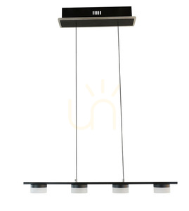 Aviano CASSIS 4 fényforrásos függeszték, fekete króm LED 7066-502 small 0