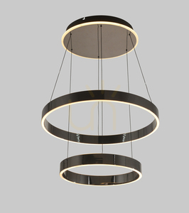 Aviano MARLING 6072-305 függőlámpa, két gyűrű Ø 60 és 40 cm, LED 72 W 8200 lm 3000K, fekete króm small 0