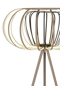 Aviano SALO 3033-113S háromlábú állólámpa LED 48 W kasmír/fekete 140 cm small 2