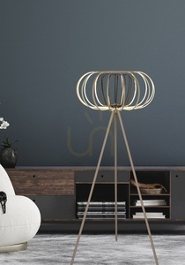 Aviano SALO 3033-113S háromlábú állólámpa LED 48 W kasmír/fekete 140 cm small 0