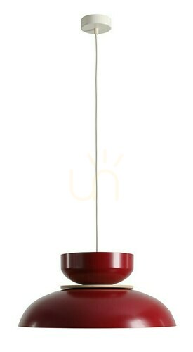 Jelölje be Függőlámpa Aldex piros fém E27 47 cm 1152G15_15_J