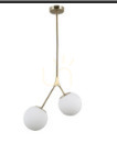 Lámpaernyő Aldex Caserta üveg matt fehér 14 cm 2xE14