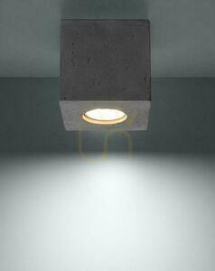 Szürke beton mennyezeti lámpa Sollux QUAD SL.0489 1×GU10 max. 40 W 10 cm small 1