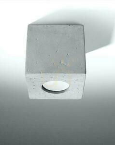 Szürke beton mennyezeti lámpa Sollux QUAD SL.0489 1×GU10 max. 40 W 10 cm small 0