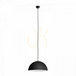 Rendl MONROE 40 függőlámpa matt fekete/fehér E27 30 W small 1