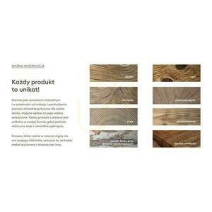Oldalasztal 35 cm HORSA Fekete mangrove fa small 6