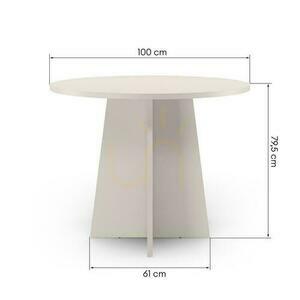 Kerek étkezőasztal 100 cm LALUQ Kasmír 6 Kerek étkezőasztal 100 cm LALUQ Kasmír small 6