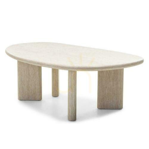 Jelölje be Kávéasztal 130 cm NADIN natúr fa, fényes NADIN Natural Wood