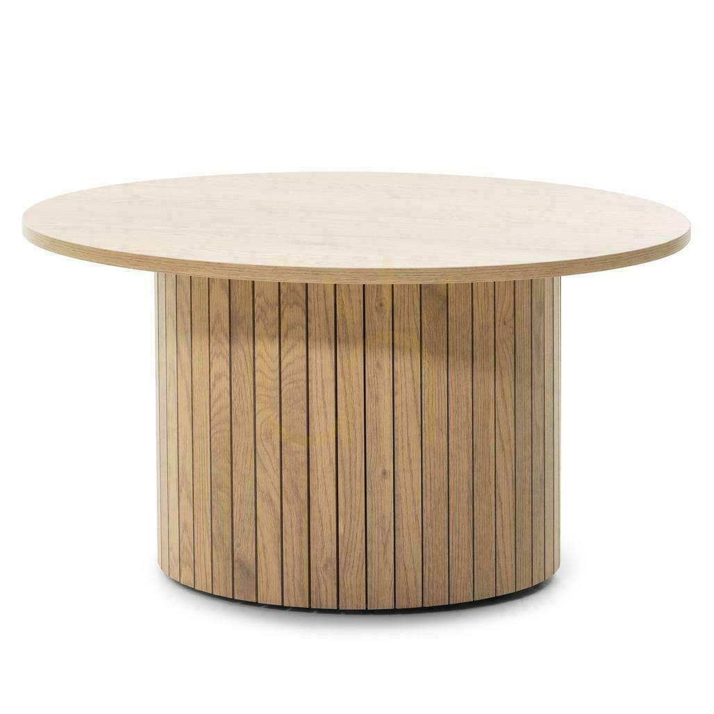 Jelölje be Dohányzóasztal 80 cm UNANIME tölgyfa Lamellákkal Dohányzóasztal 80 cm UNANIME tölgyfa Lamellákkal