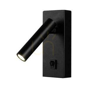 LED lámpatest V-TAC 2W fali lámpa hotel ágy kapcsoló fekete VT-402 4000K 150lm small 0