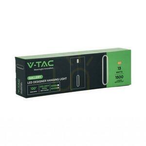 V-TAC 13W LED függesztett lámpatest fekete VT-7829 3000K 1500lm small 2
