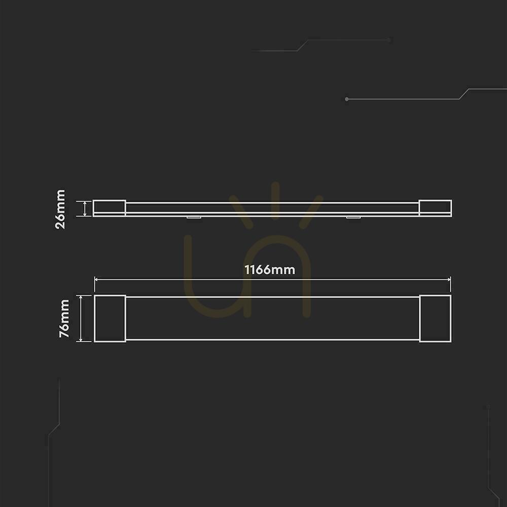 Előadás V-TAC 40W LED felszíni lineáris lámpatest 120cm 110Lm/W VT-8340 3000K 4300lm 3 év garancia 3 év garancia V-TAC 40W LED felszíni lineáris lámpatest 120cm 110Lm/W VT-8340 3000K 4300lm 3 év garancia 3 év garancia