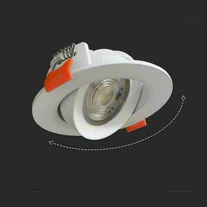 LED háló V-TAC 7W fehér 3in1 VT-2707CCT 3000K-4000K-6500K 510lm 5 év garancia 5 év garancia small 1