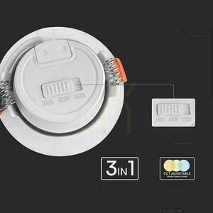 LED háló V-TAC 7W fehér 3in1 VT-2707CCT 3000K-4000K-6500K 510lm 5 év garancia 5 év garancia small 2