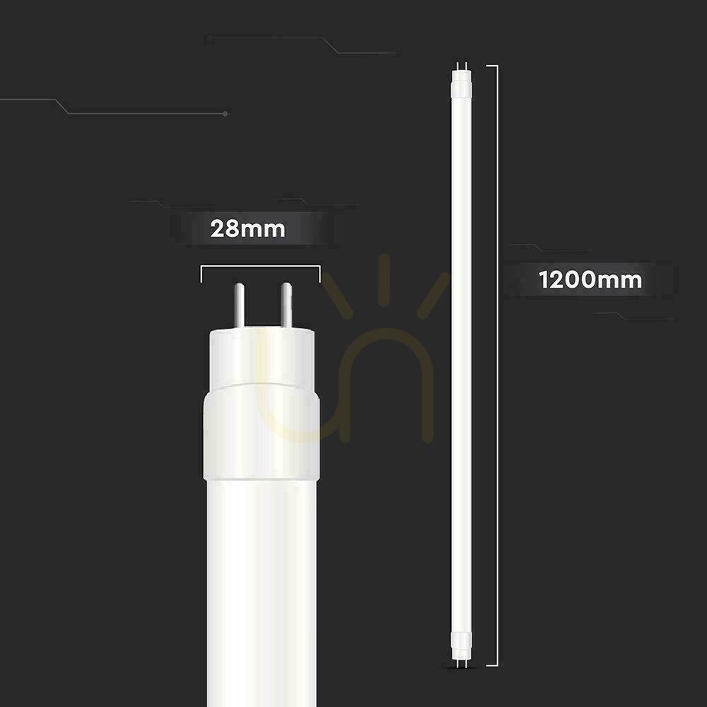 Előnézet LED cső T8 V-TAC 120cm 16.5W G13 nano műanyag 110Lm/w VT-122-N 6500K 1850lm 3 év garancia 3 év garancia LED cső T8 V-TAC 120cm 16.5W G13 nano műanyag 110Lm/w VT-122-N 6500K 1850lm 3 év garancia 3 év garancia
