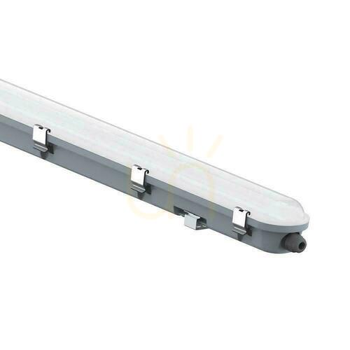Jelölje be V-TAC LED hermetikus lámpatest mikrohullámú mozgásérzékelővel 36cm 120cm 120Lm/W VT-120137S 6500K 4320lm