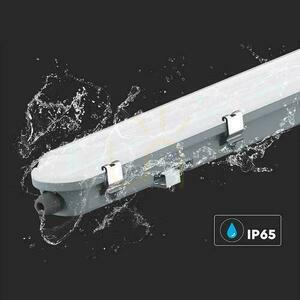 V-TAC LED-es hermetikus lámpatest mikrohullámú mozgásérzékelő 48cm 150cm 120Lm/W VT-150149S 6500K 5760lm small 3