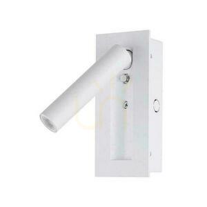 LED-es lámpatest V-TAC 2W COB CREE fali lámpa fehér hotel ágykapcsoló VT-88061-W 3000K 76lm 0 LED-es lámpatest V-TAC 2W COB CREE fali lámpa fehér hotel ágykapcsoló VT-88061-W 3000K 76lm small 0