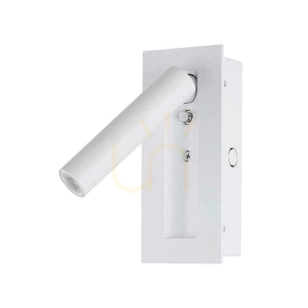 Jelölje be LED-es lámpatest V-TAC 2W COB CREE fali lámpa fehér hotel ágykapcsoló VT-88061-W 3000K 76lm LED-es lámpatest V-TAC 2W COB CREE fali lámpa fehér hotel ágykapcsoló VT-88061-W 3000K 76lm