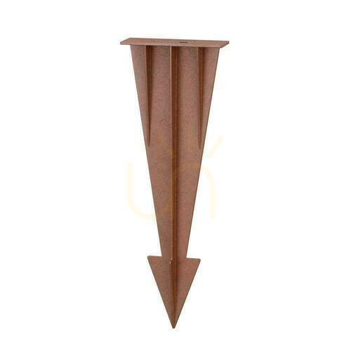 Jelölje be Horgonycsapos földelés VT-409 lámpatestekhez 100x35x274mm Braz Corten VT-12050-C