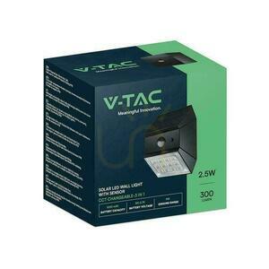 V-TAC 2.5W CCT napelemes fali fali lámpa mozgásérzékelő fekete VT-11025CCT-B 3000K-4000K-6000K 300lm 4 V-TAC 2.5W CCT napelemes fali fali lámpa mozgásérzékelő fekete VT-11025CCT-B 3000K-4000K-6000K 300lm small 4