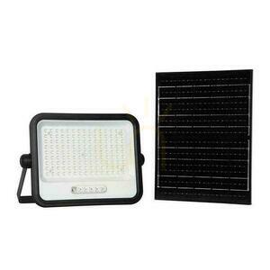 V-TAC 300W CCT napelemes LED projektor távvezérlésű automatikus időzítő IP65 fekete VT-304W 2400lm 3 év garancia small 0