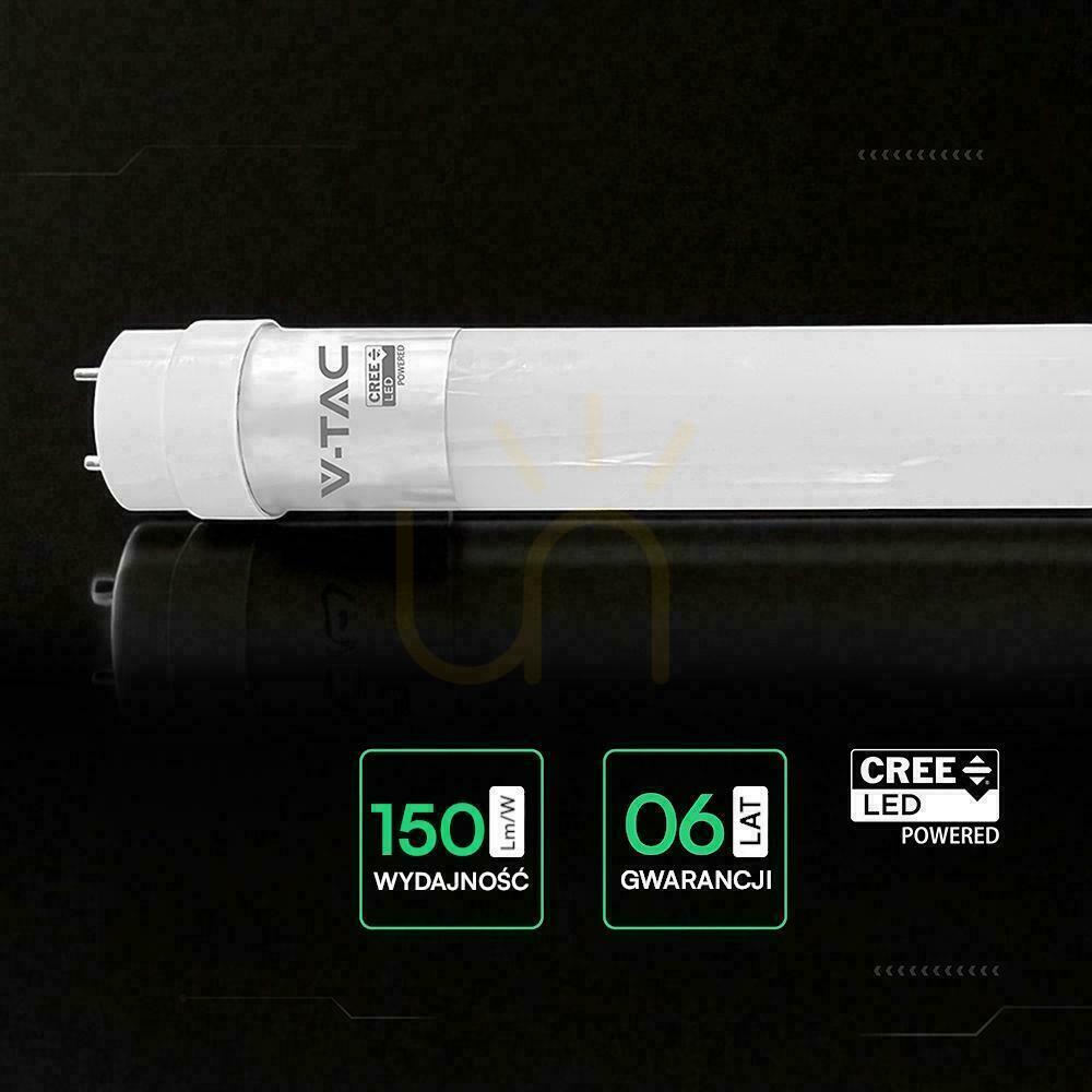 Előadás LED T8 V-TAC CREE CHIP fénycső 120cm 12W G13 150Lm/W nano műanyag VT-015 4000K 1800lm 6 év garancia LED T8 V-TAC CREE CHIP fénycső 120cm 12W G13 150Lm/W nano műanyag VT-015 4000K 1800lm 6 év garancia