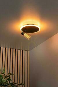 Plafonlámpa Lucide Everina fekete LED 23 cm távirányítós small 4