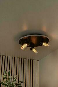 Plafonlámpa Lucide Everina fekete LED 40 cm 3 fényű, távirányítós small 6