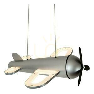 Függőlámpa Lucide Fokker LED ezüst acél gyerekszobába 77490/26/15 small 3