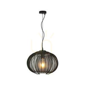 V-TAC E27 400x350mm matt fekete VT-89011 függőlámpa 3 év garancia small 0