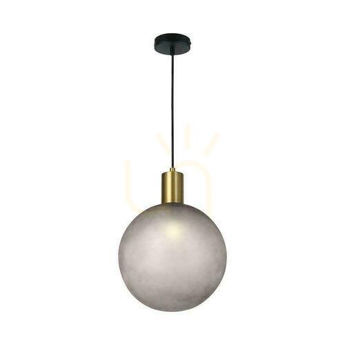 Jelölje be V-TAC E27 függőlámpa 300x400mm gömb füstölt üveg, régi arany VT-89025