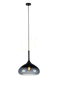Függőlámpa Markslojd Cooper 106394 fekete fém üveg 40 cm small 0