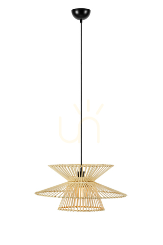 Jelölje be Függőlámpa Markslojd Duplici 108785 természetes bambusz 57 cm