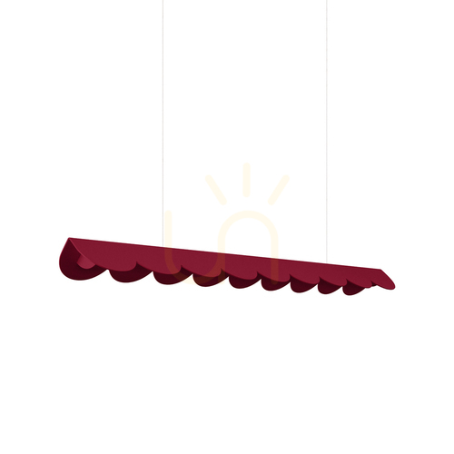 Jelölje be BISCUIT 100 bordó LED 4000K függőlámpa