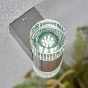 Fali lámpa Endon Grant ezüst kristály LED IP20 small 2