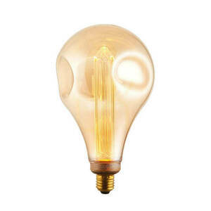 LED Globe lámpa Endon E27 borostyán üveg 2,5W 24,3 cm small 0