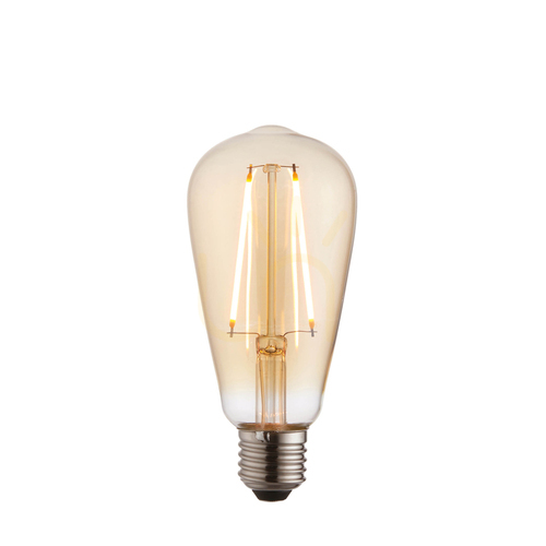 Jelölje be E27 LED izzószál körte 2W borostyán Endon