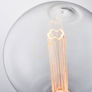 Endon átlátszó üveg Globe E27 dekor izzó 2,8 W 20 cm small 4