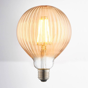 Ribb dekoratív LED izzó E27 4W 400lm 2000K borostyán G125 gömb Ø12,5 cm 80179 Endon small 3
