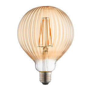 Ribb dekoratív LED izzó E27 4W 400lm 2000K borostyán G125 gömb Ø12,5 cm 80179 Endon small 9