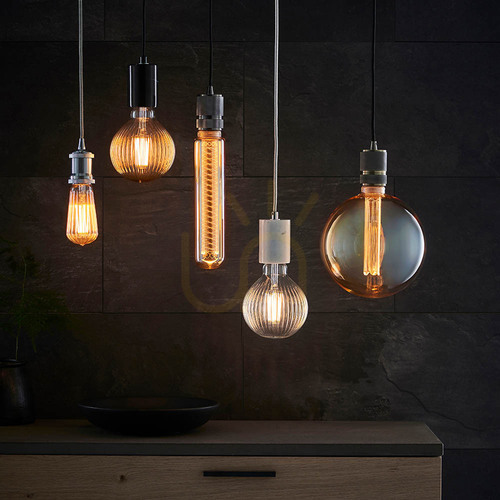 Jelölje be Endon átlátszó üveg E27 LED izzó 4W￼