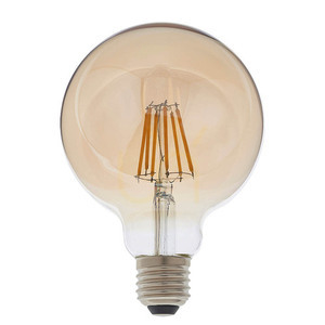 E27 LED izzószálas gömb izzó borostyán Endon 6W, dimmelhető small 2